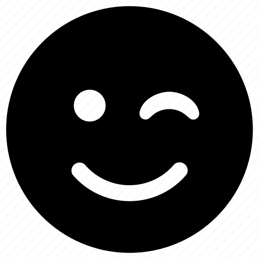 Emoji, emoticon, smiley, wink, happy, funny, smile icon - Download on Iconfinder