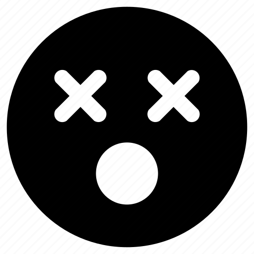 Cross emoji, sick face icon, emoji, eyes, emoticon, cross, smiley icon - Download on Iconfinder