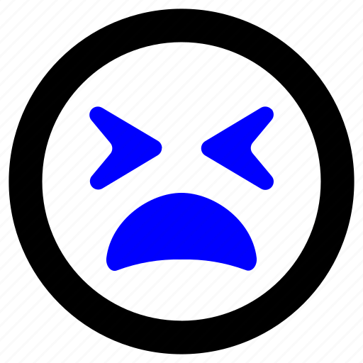 Tried, emoji, upset face, upset, sad, unhappy, depressed icon - Download on Iconfinder