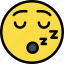 sleep, emojis, face, emoticon, smiley 