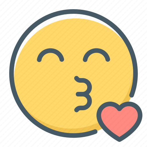 Emoji, kiss, smiley icon - Download on Iconfinder