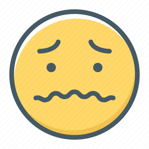Emoji, sad, alarmed, saddened icon - Download on Iconfinder