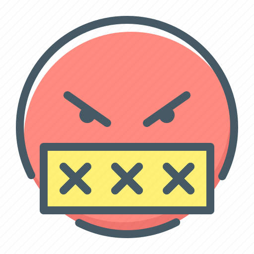 Swearing, curse, emoji icon - Download on Iconfinder