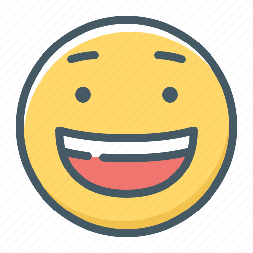 Positive, lol, smiley, laughter, smile icon - Download on Iconfinder