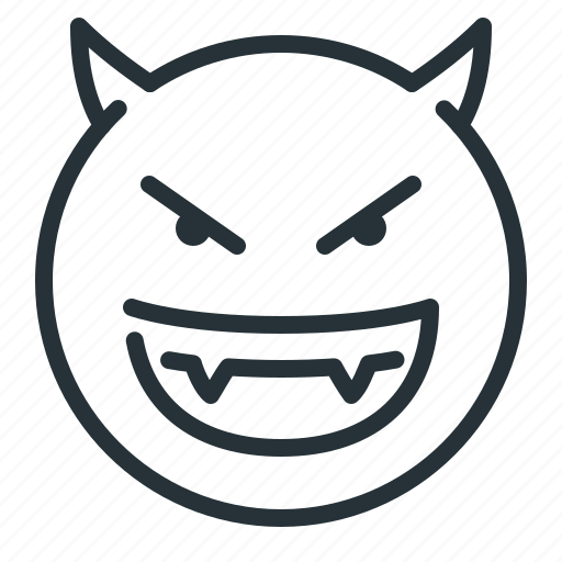 Emoji, angry, devil, evil, grin, smile, smiley icon - Download on Iconfinder