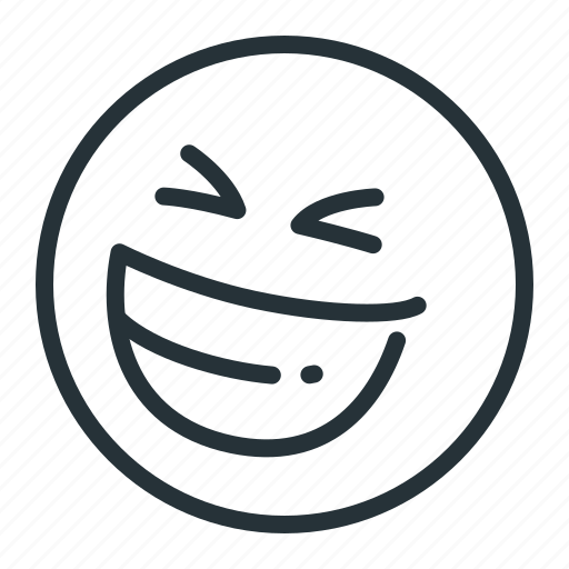 Emoji, positive, lol, smiley, laughter, smile icon - Download on Iconfinder