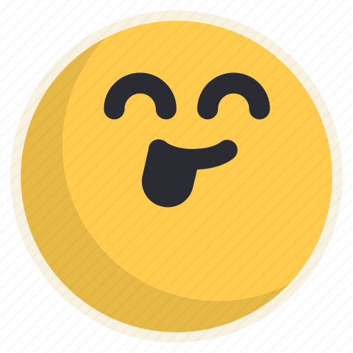 Tease, smile, face, emoji, emoticon icon - Download on Iconfinder