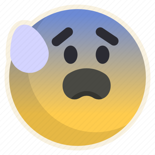 Disappointed, worried, worry, anxious, emoji icon - Download on Iconfinder