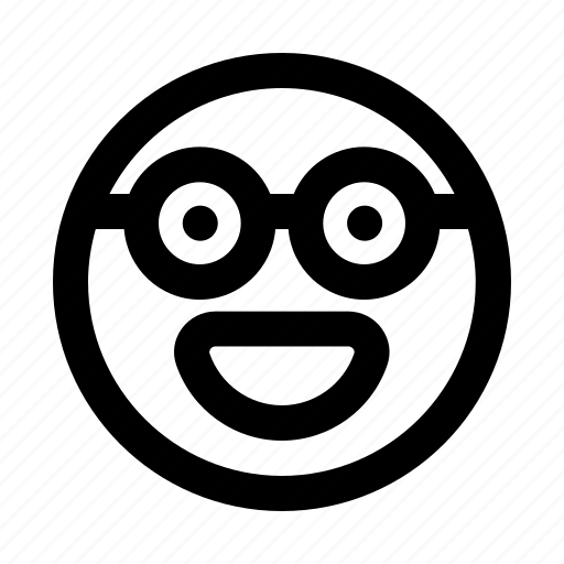 Nerd, emoji, emotion, face, expresssion icon - Download on Iconfinder