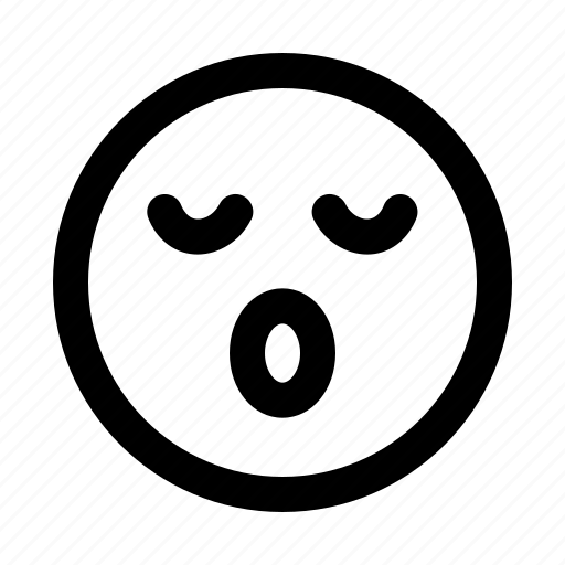 Sleep, emoji, emotion, face, expresssion icon - Download on Iconfinder