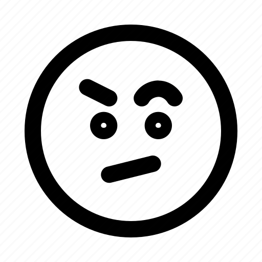 Think, emoji, emotion, face, expresssion icon - Download on Iconfinder