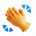 clapping, emoji, emoticon, expression, face, emotion, character, sticker 