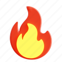 fire, emoji, emoticon, expression, face, emotion, character, sticker 