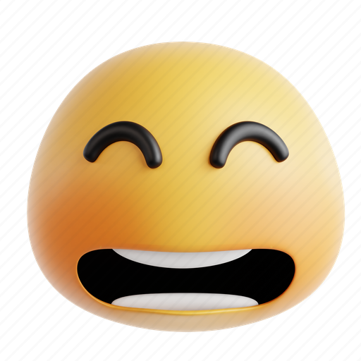 Emoji, happy, emoticon, expression, face, emotion, character 3D illustration - Download on Iconfinder