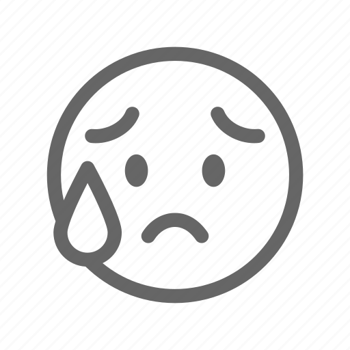 Emoji, emotion, relieve, sad, smiley icon - Download on Iconfinder