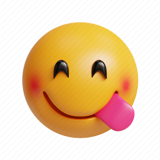 Delicious, food, emoji, emoticon, emotion, face, smiley 3D illustration - Download on Iconfinder
