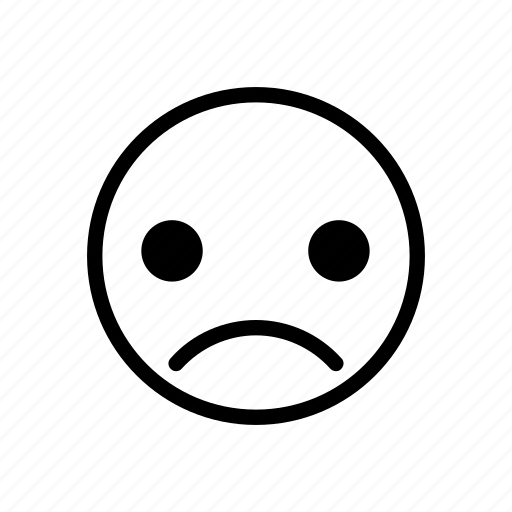 .svg, emoji, emotion, face, sad, unhappy icon - Download on Iconfinder