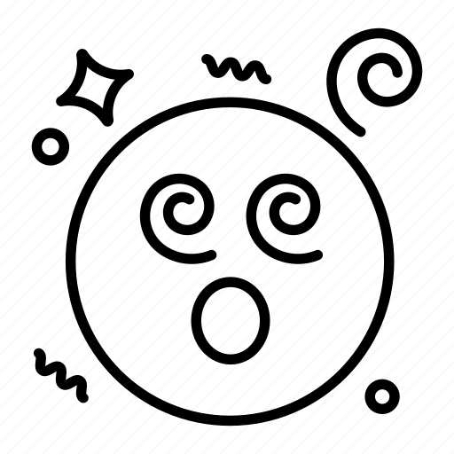 Dizzy, emoji, emoticon, face, smiley icon - Download on Iconfinder
