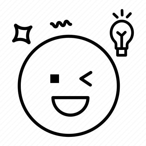 Emoji, emoticon, face, idea, smiley icon - Download on Iconfinder