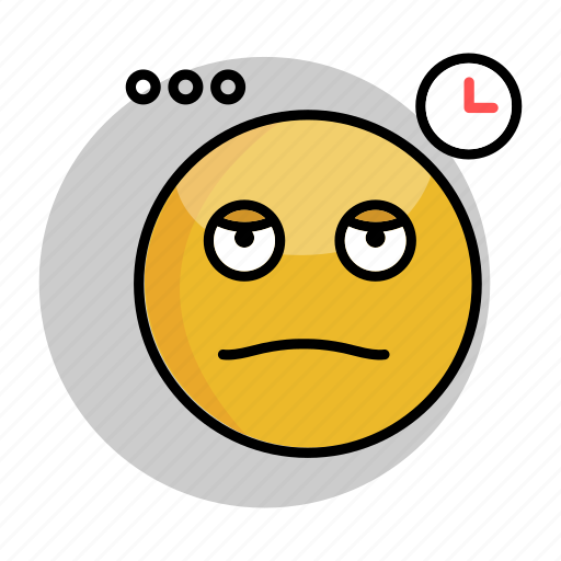 Bored, emoji, emoticon, face, smiley icon - Download on Iconfinder