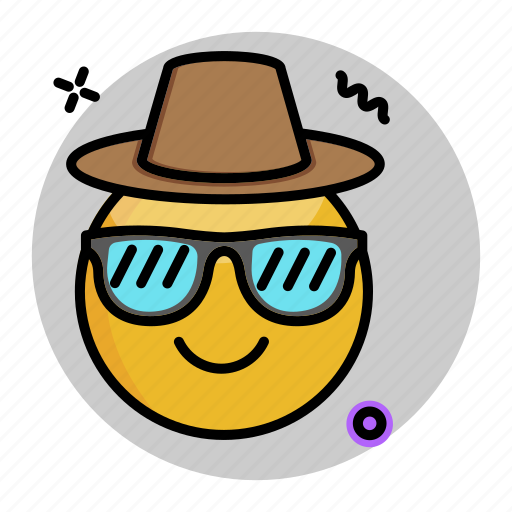 Cool, emoji, emoticon, face, smiley icon - Download on Iconfinder
