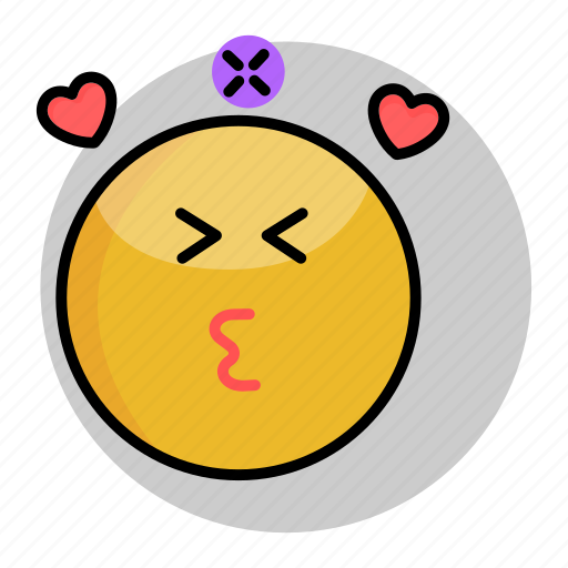 Emoji, emoticon, face, kiss, smiley icon - Download on Iconfinder