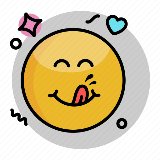 Emoji, emoticon, face, smiley, yummy icon - Download on Iconfinder