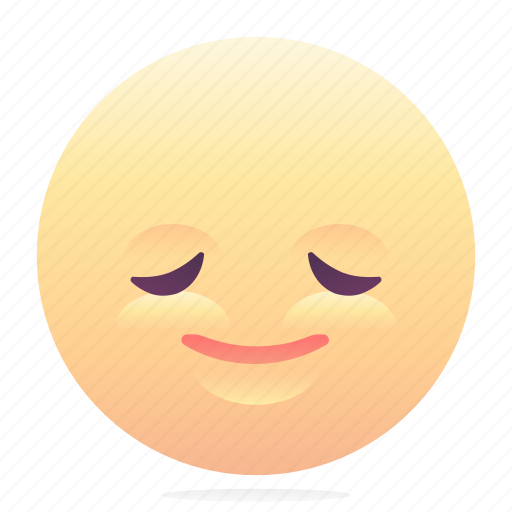 Emoji, emoticon, satisfied, smiley icon - Download on Iconfinder