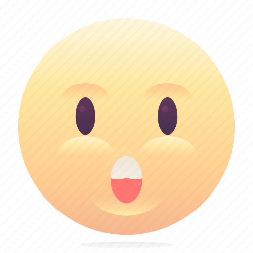Emoji, emoticon, smiley, surprised icon - Download on Iconfinder