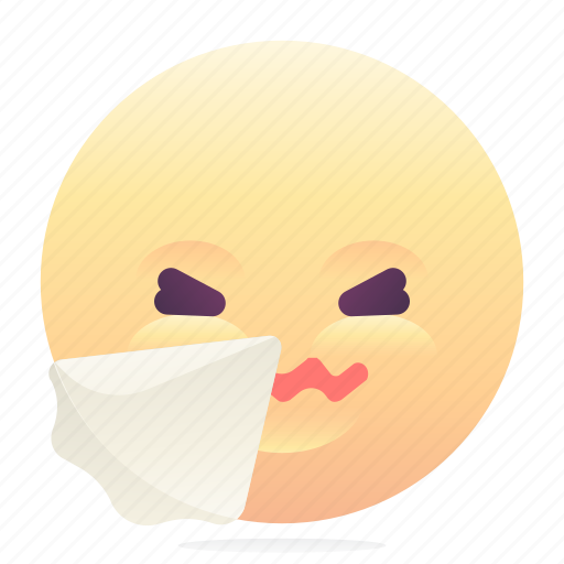 Emoji, emoticon, smiley, sneeze icon - Download on Iconfinder