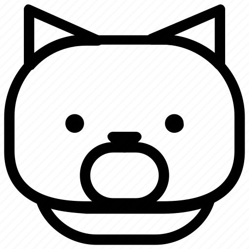 Cat, emoticon, shock icon - Download on Iconfinder