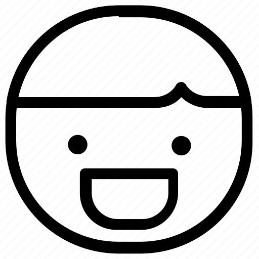 Boy, emoticon, grin icon - Download on Iconfinder