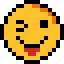 funny, pixel art, 8 bit, character, emotion, emoticon, emoji 