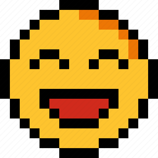 Kind, pixel art, 8 bit, character, emotion, emoticon, emoji icon - Download on Iconfinder