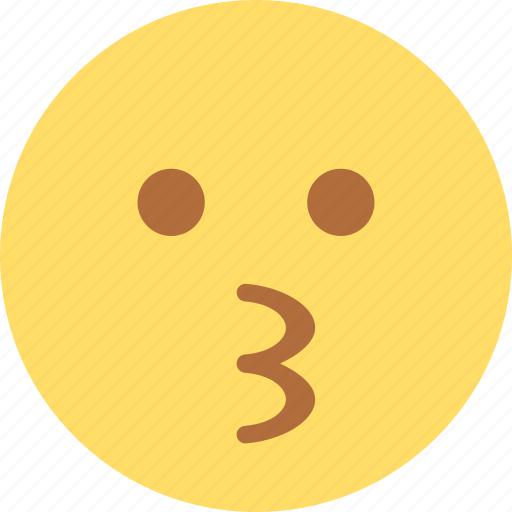 Emoji, emoticon, emotion, expression, kiss, smiley, sticker icon - Download on Iconfinder