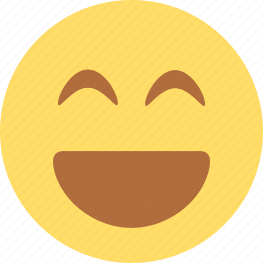 Beam, emoji, emoticon, expression, laugh, smiley, sticker icon - Download on Iconfinder