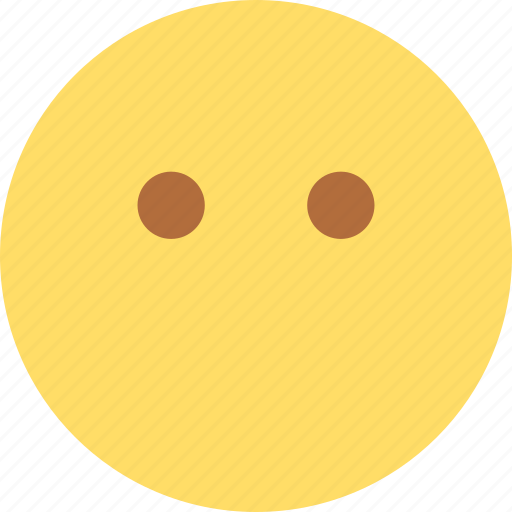 Blank, emoji, emoticon, expression, meh, smiley, sticker icon - Download on Iconfinder