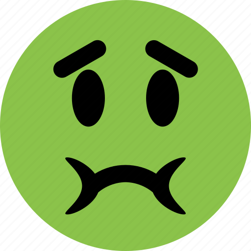 Emoji, emoticon, expression, face, nauseated, smiley, sticker icon - Download on Iconfinder