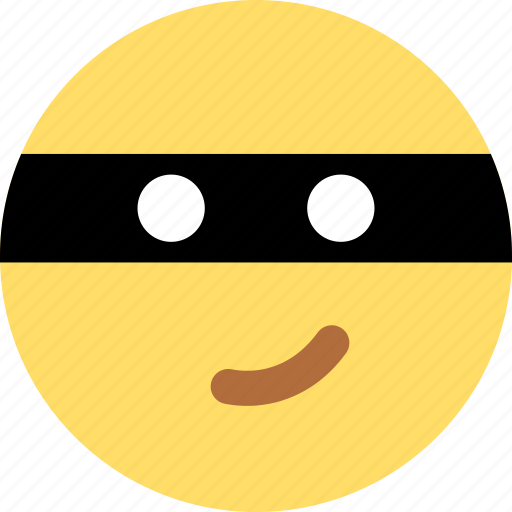 Emoji, emoticon, emotion, expression, ninja, smiley, sticker icon - Download on Iconfinder