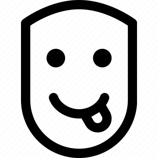 Emotion, face, fun, human, pleased, smile, tongue icon - Download on Iconfinder