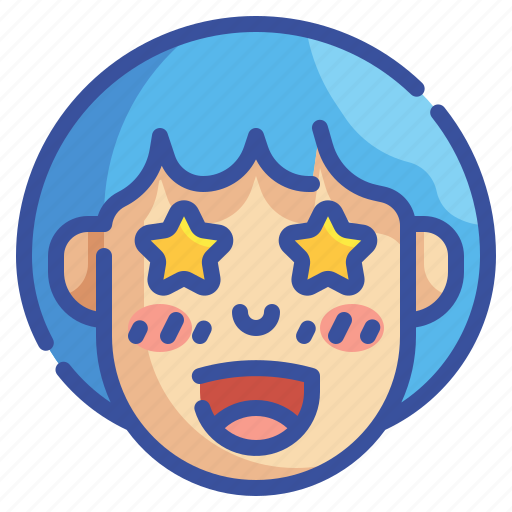 Emoji, emoticons, emotion, excited, feelings, ruffled, thrilled icon - Download on Iconfinder