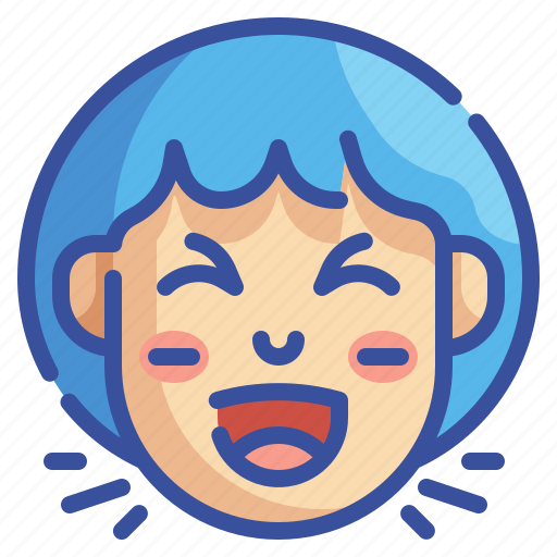 Emoji, emoticons, emotion, feelings, giggle, laughing, smileys icon - Download on Iconfinder