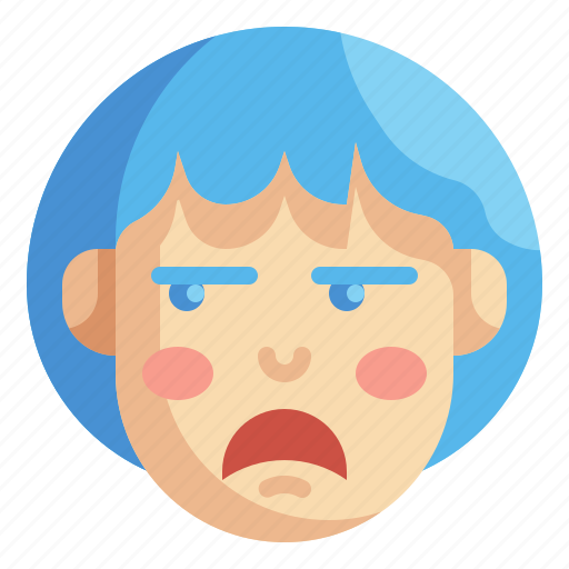 Bored, emoji, emotion, feelings, irksome, unamused, weak icon - Download on Iconfinder