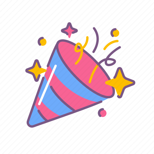 Confetti, fun, celebrate, congratulation, party, emoji icon - Download on Iconfinder