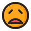disappointed, emoji, emoticon, upset 