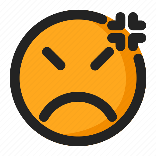 Annoyed, disappointed, emoji, emoticon, upset icon - Download on Iconfinder