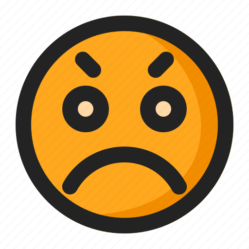 Disappointed, emoji, emoticon, sad icon - Download on Iconfinder