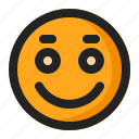 emoji, emoticon, happy, smile