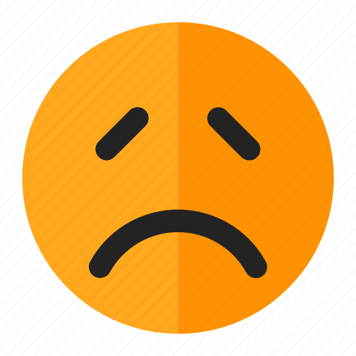Angry, disappointed, emoji, emoticon, upset icon - Download on Iconfinder