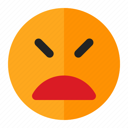 Angry, annoyed, disappointed, emoji, emoticon icon - Download on Iconfinder